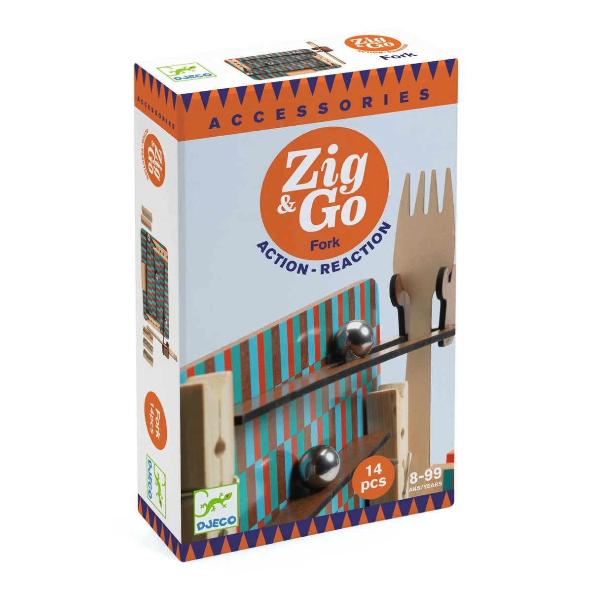 Zig & Go - Fork - 14 stk - Djeco