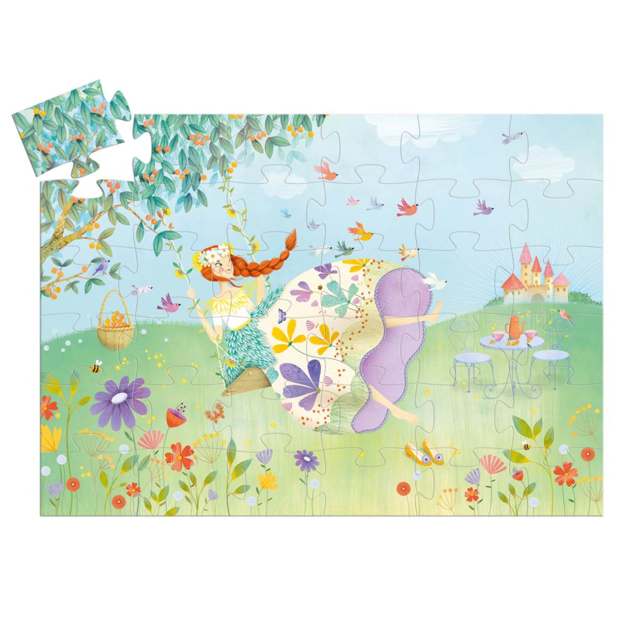 Puzzle "Die Prinzessin des Frühling" 36 stk - Djeco