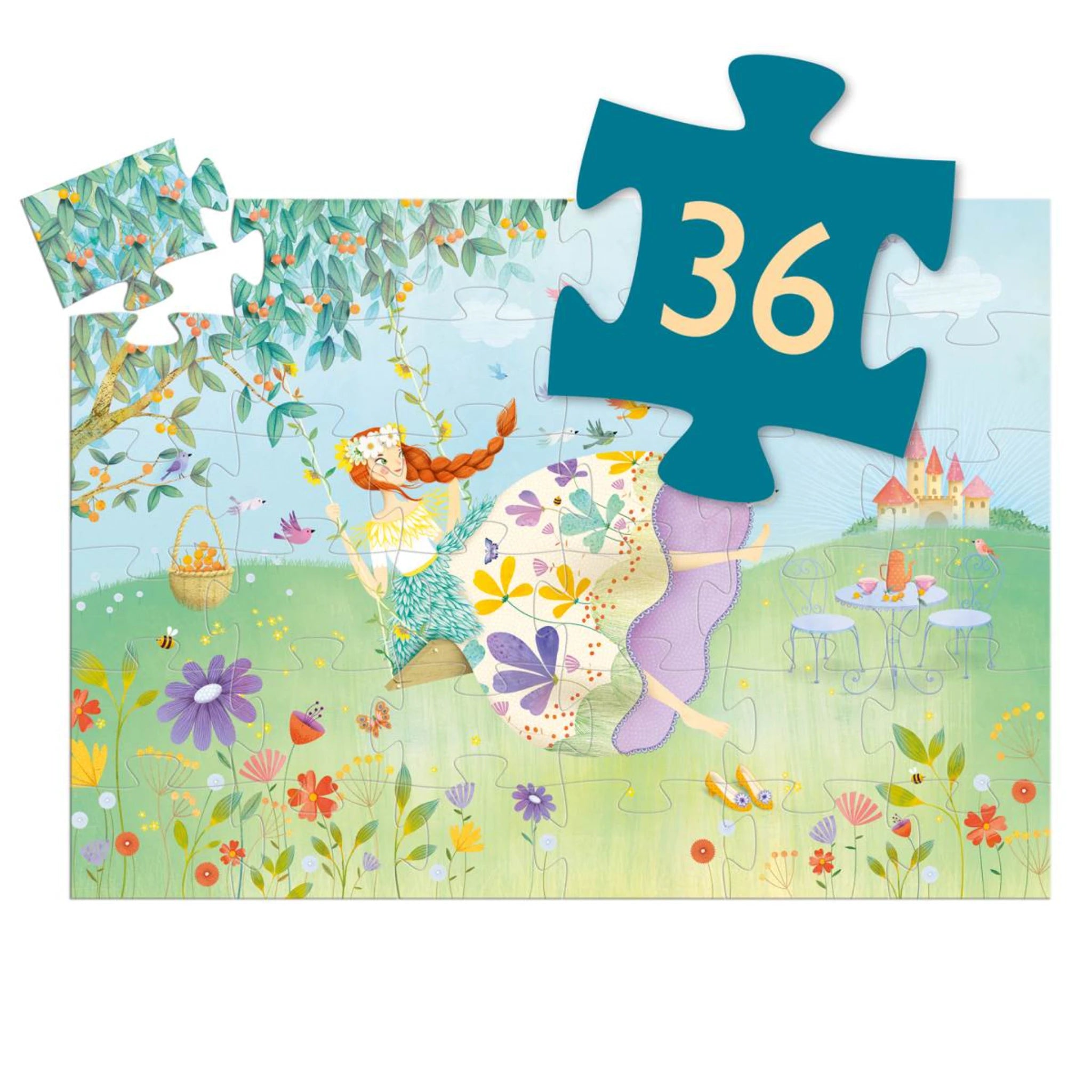Puzzle "Die Prinzessin des Frühling" 36 stk - Djeco