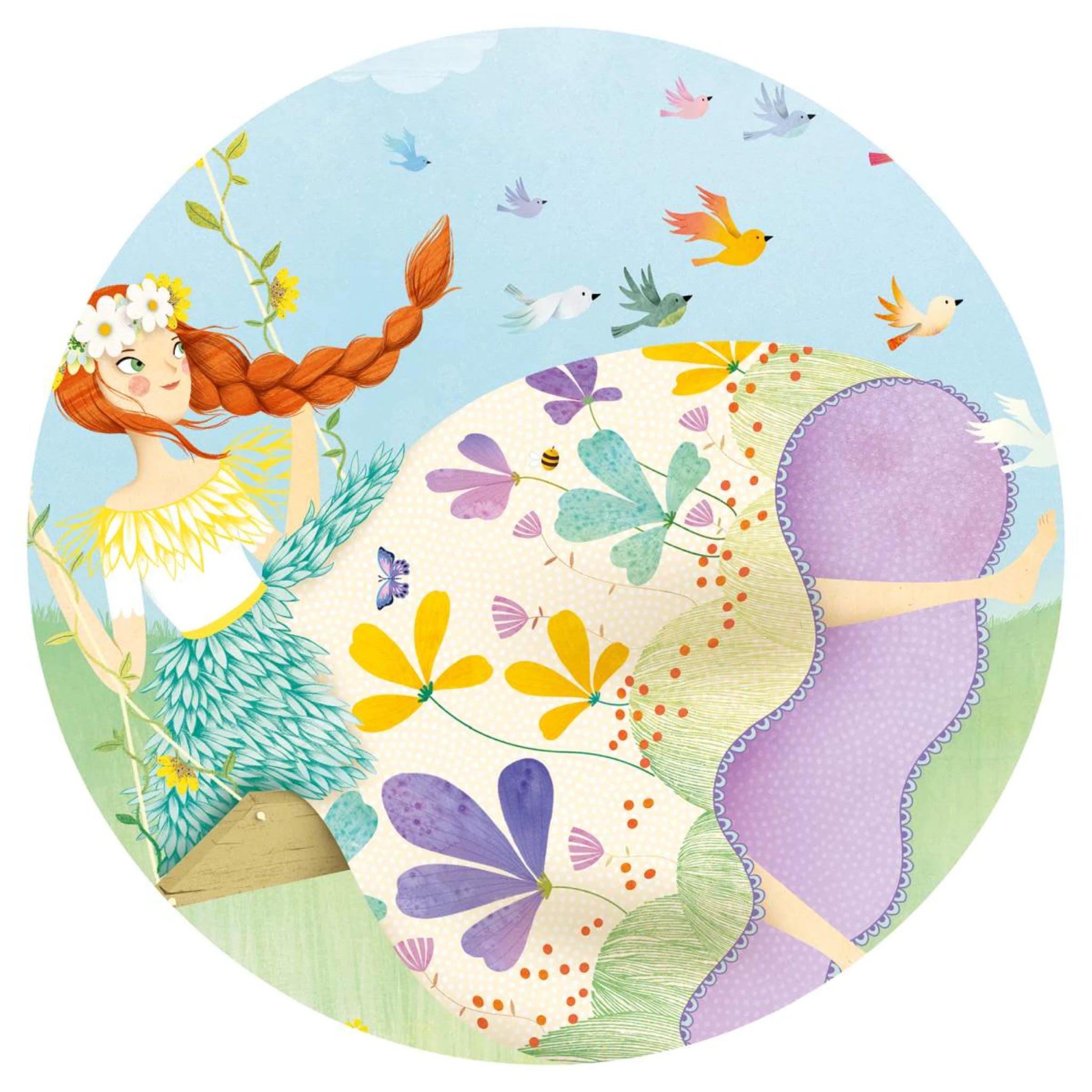 Puzzle "Die Prinzessin des Frühling" 36 stk - Djeco
