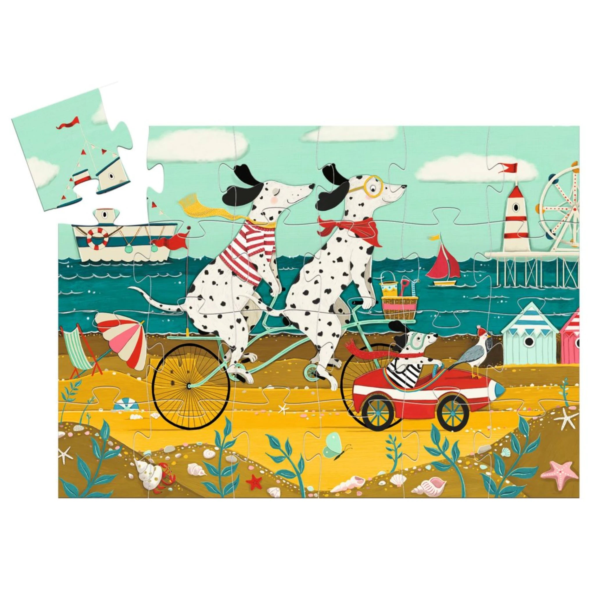 Djeco – Puzzle: Dalmatiner (24 Teile)