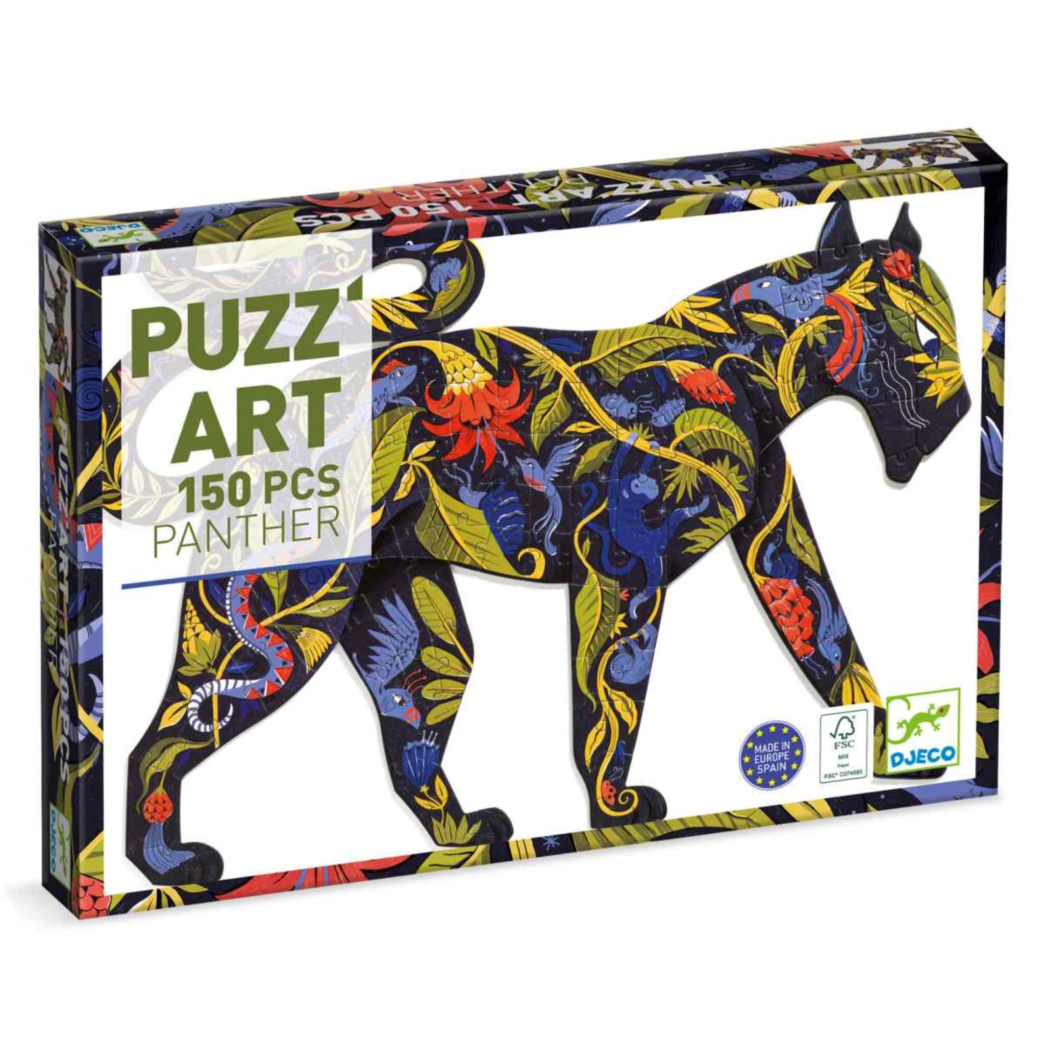 Puzzle "Puzz’Art Panther" 150 stk - Djeco