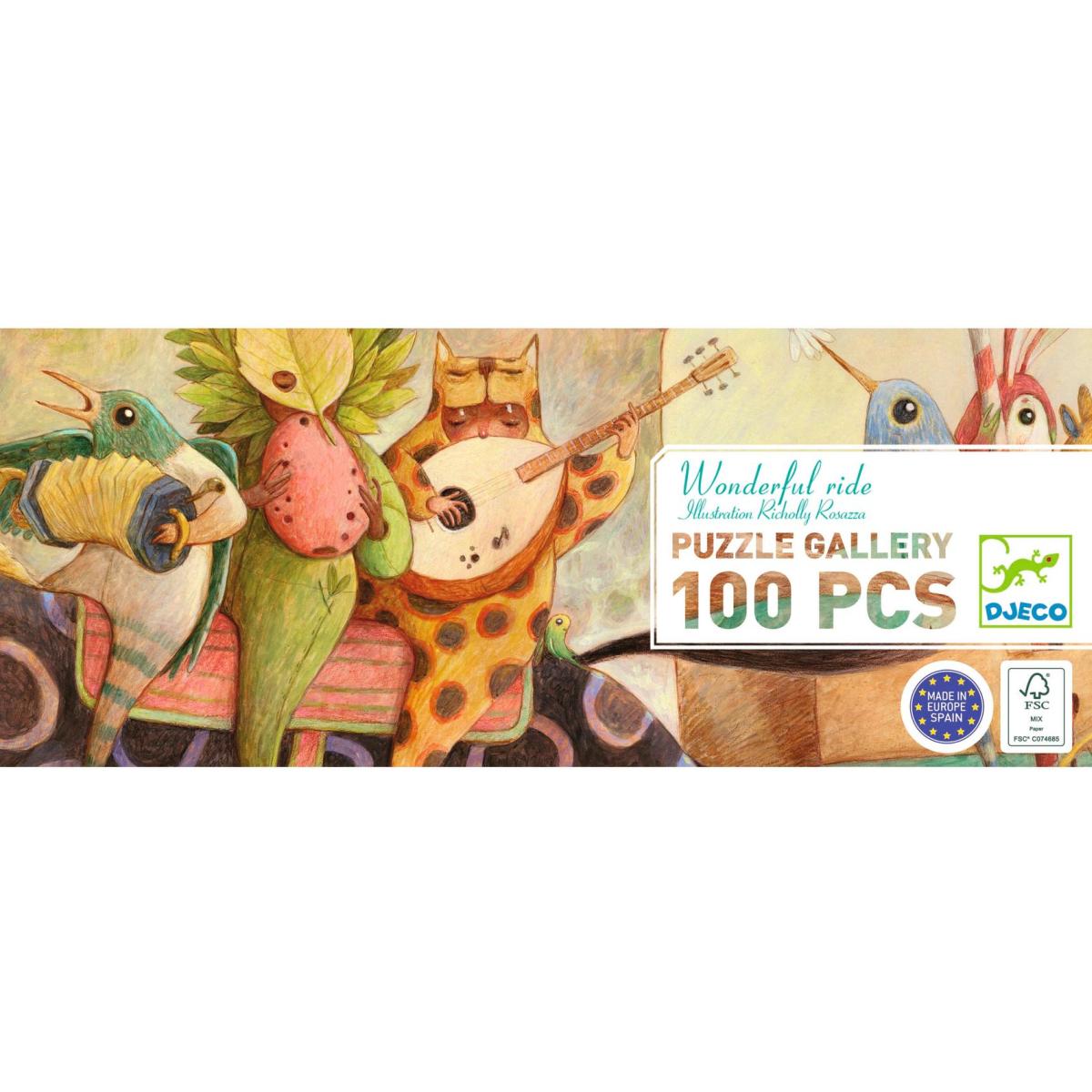 PUZZLES GALLERY - Wonderful Ride/ 100 stk - Djeco