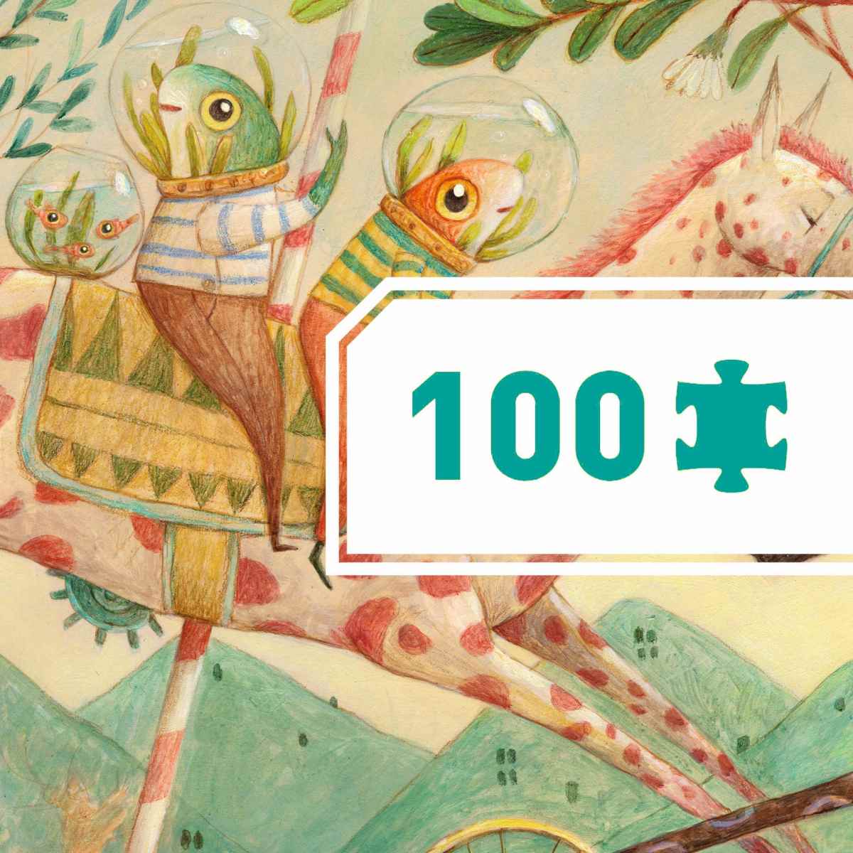 PUZZLES GALLERY - Wonderful Ride/ 100 stk - Djeco