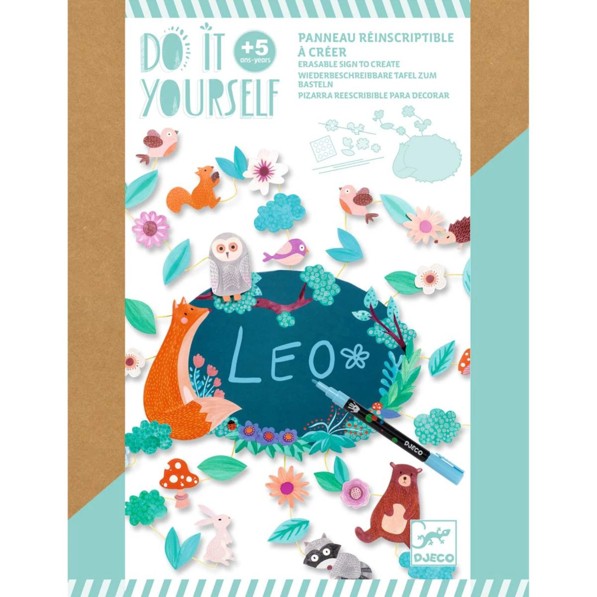 DIY: Türschild Wald - Djeco