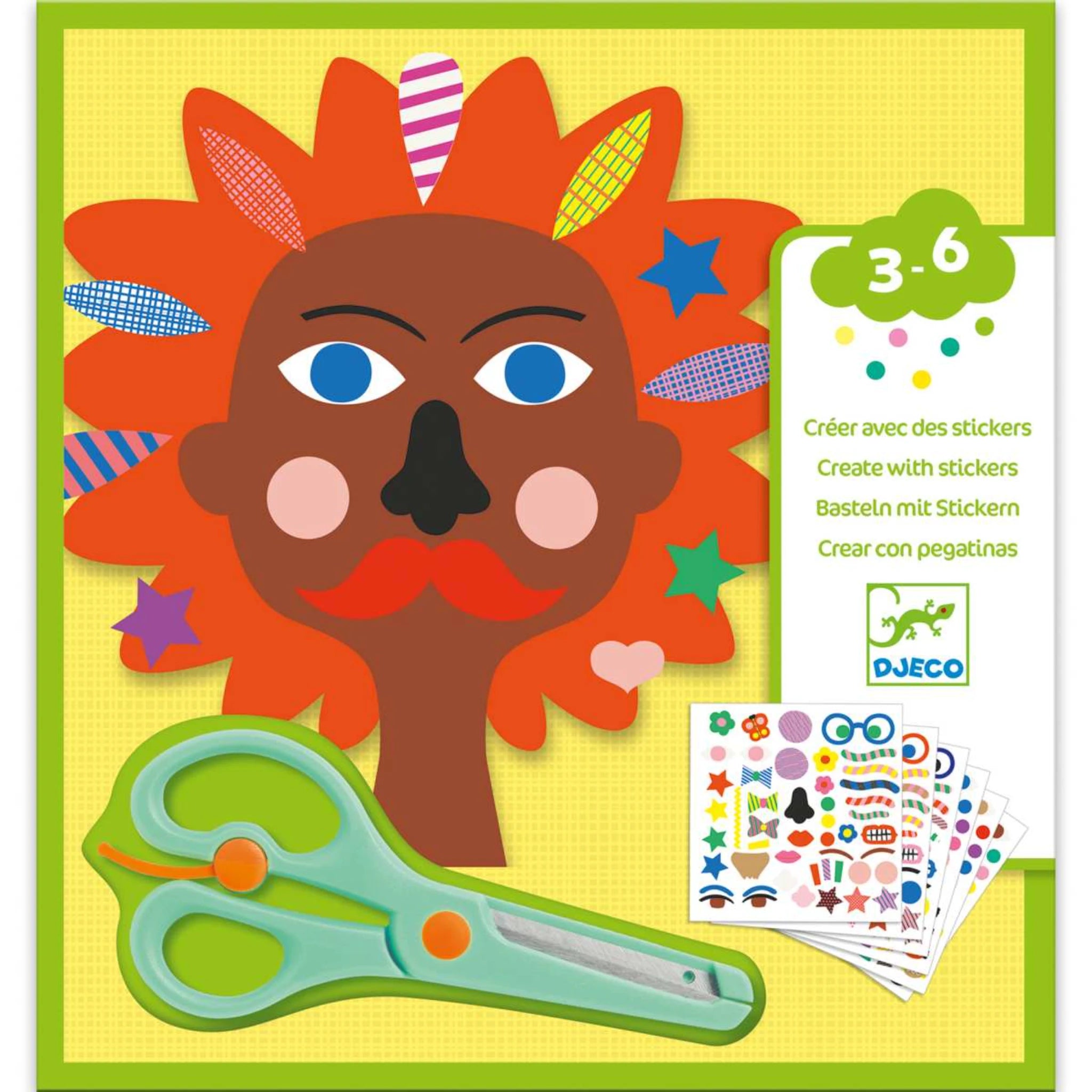 Sticker: Frisuren - Djeco