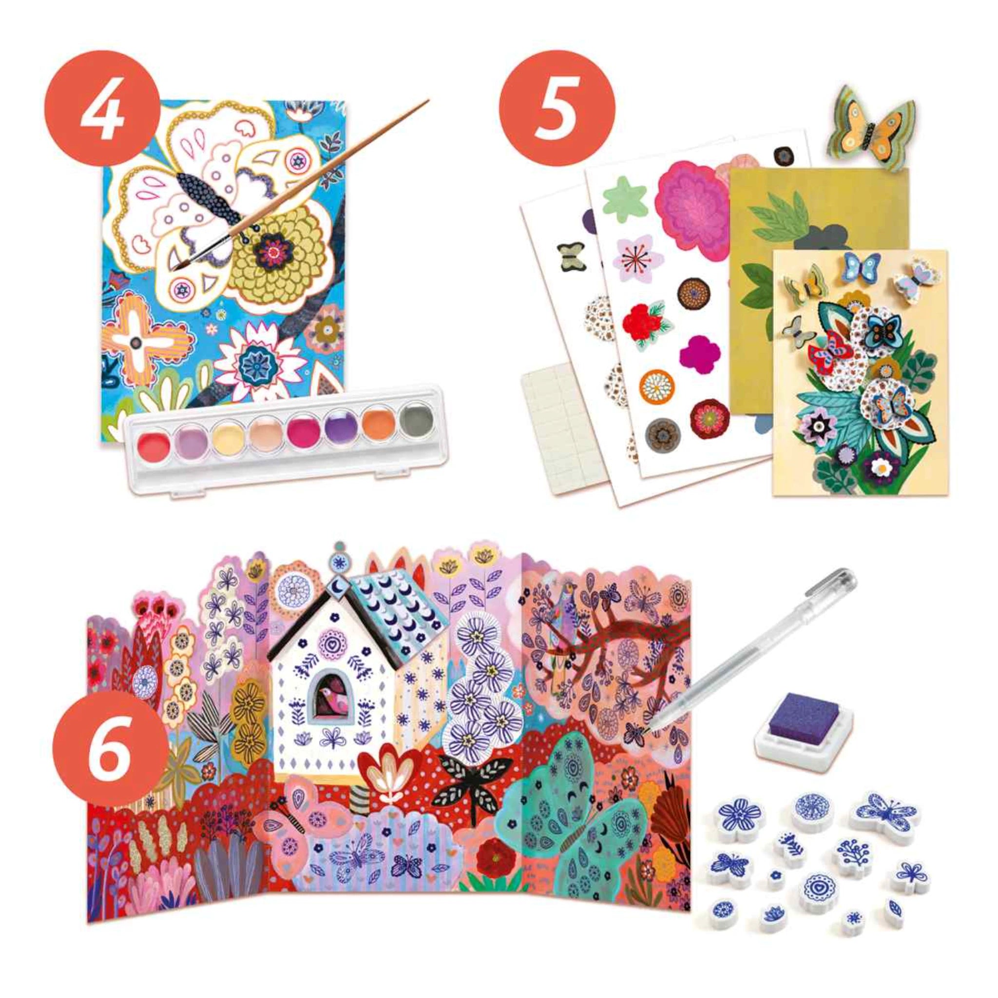 Multi-Activity Kit: Blumengarten - Djeco