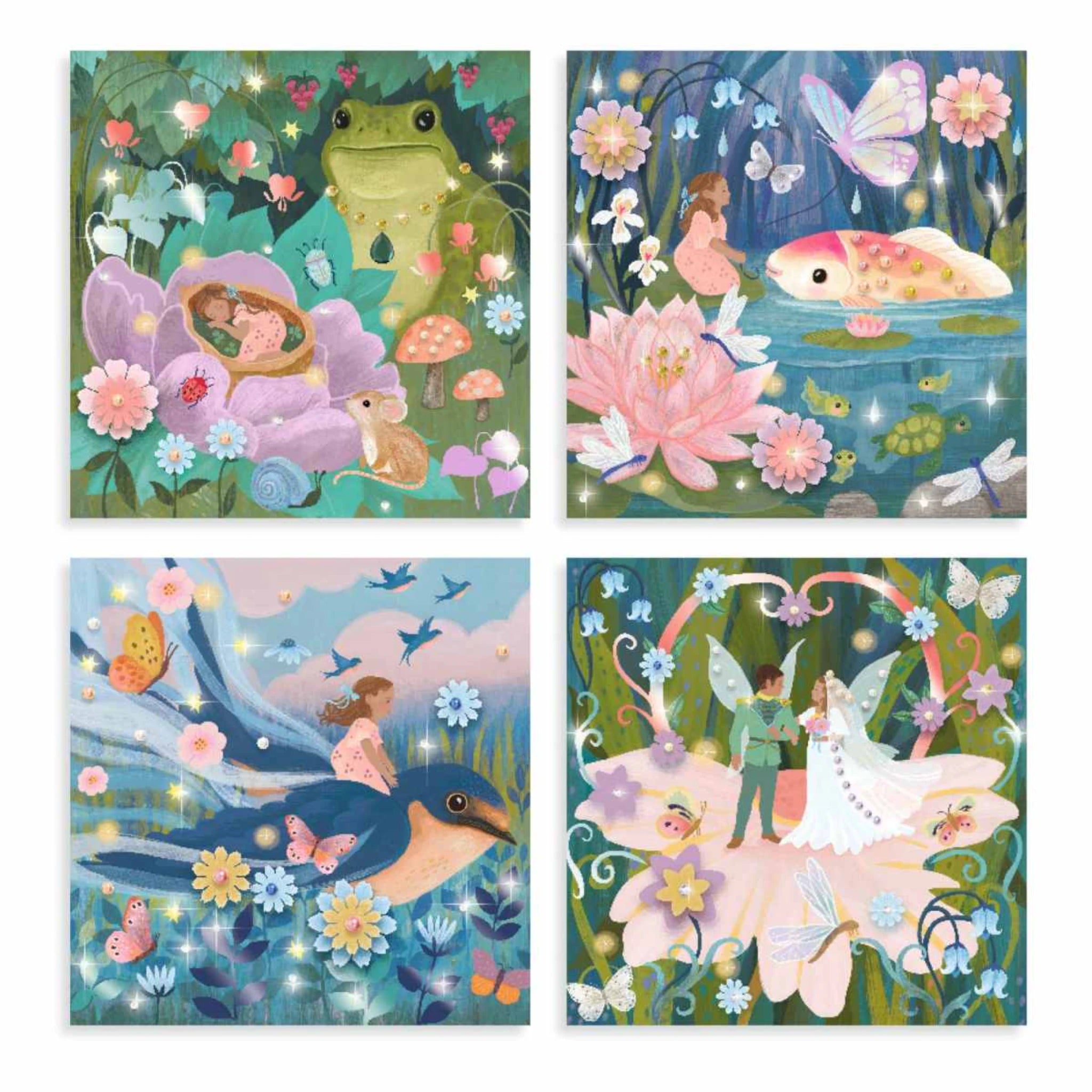 Sticker-Märchen: Däumelinchen - Djeco