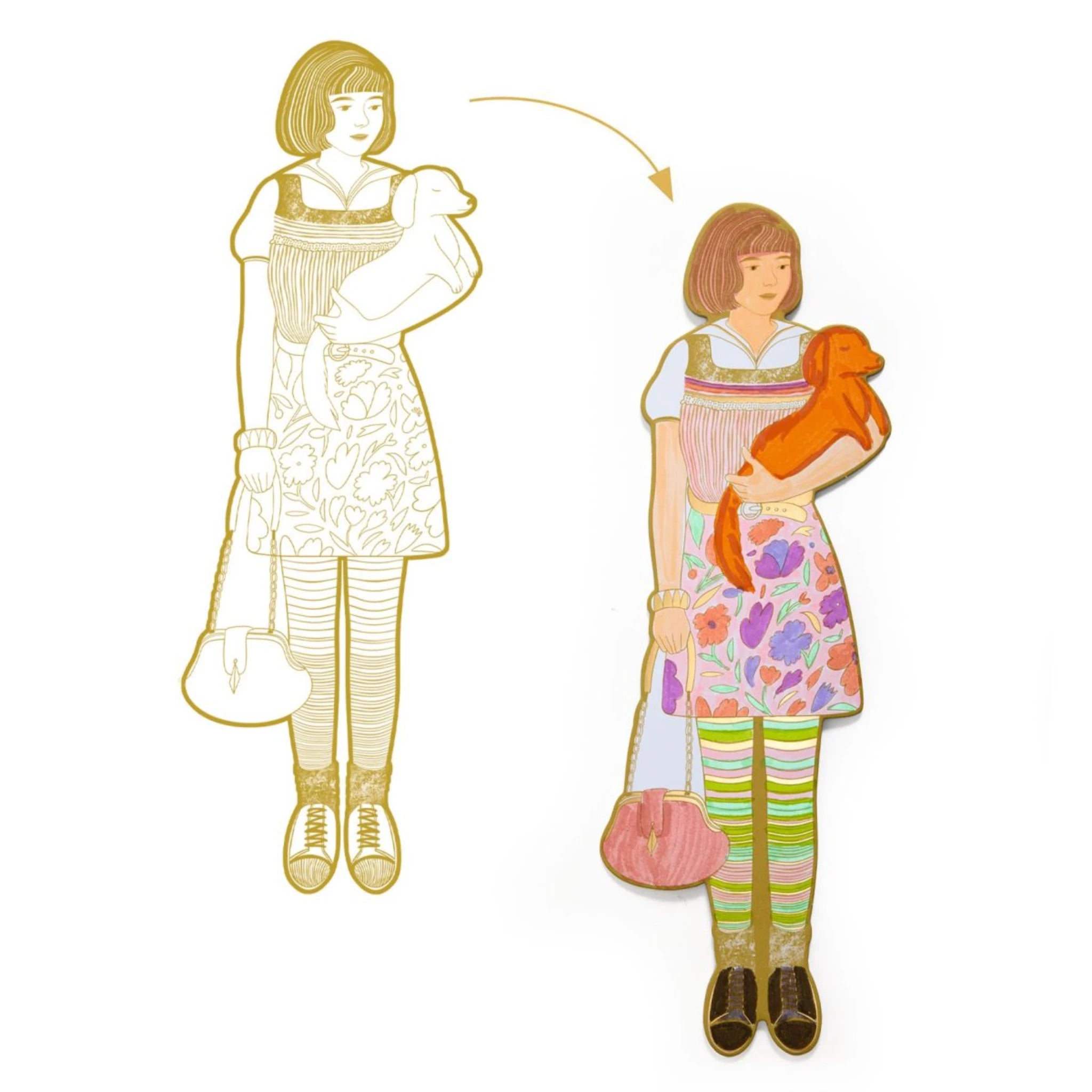 Fashion Ausmalbilder - Djeco