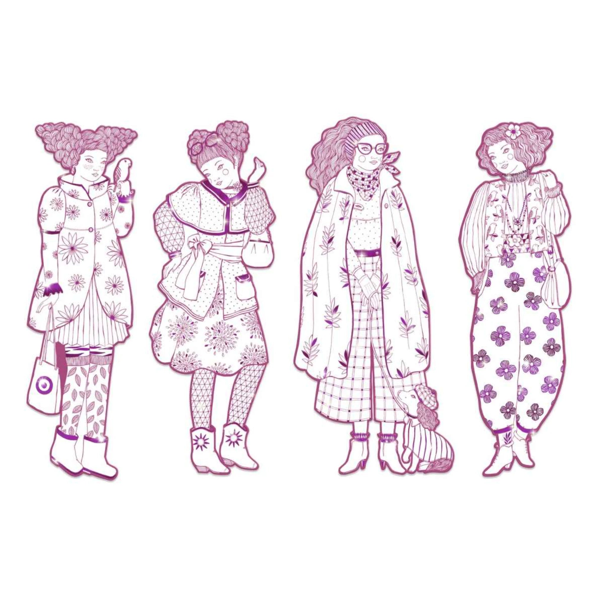 Fashion Ausmalbilder - Djeco