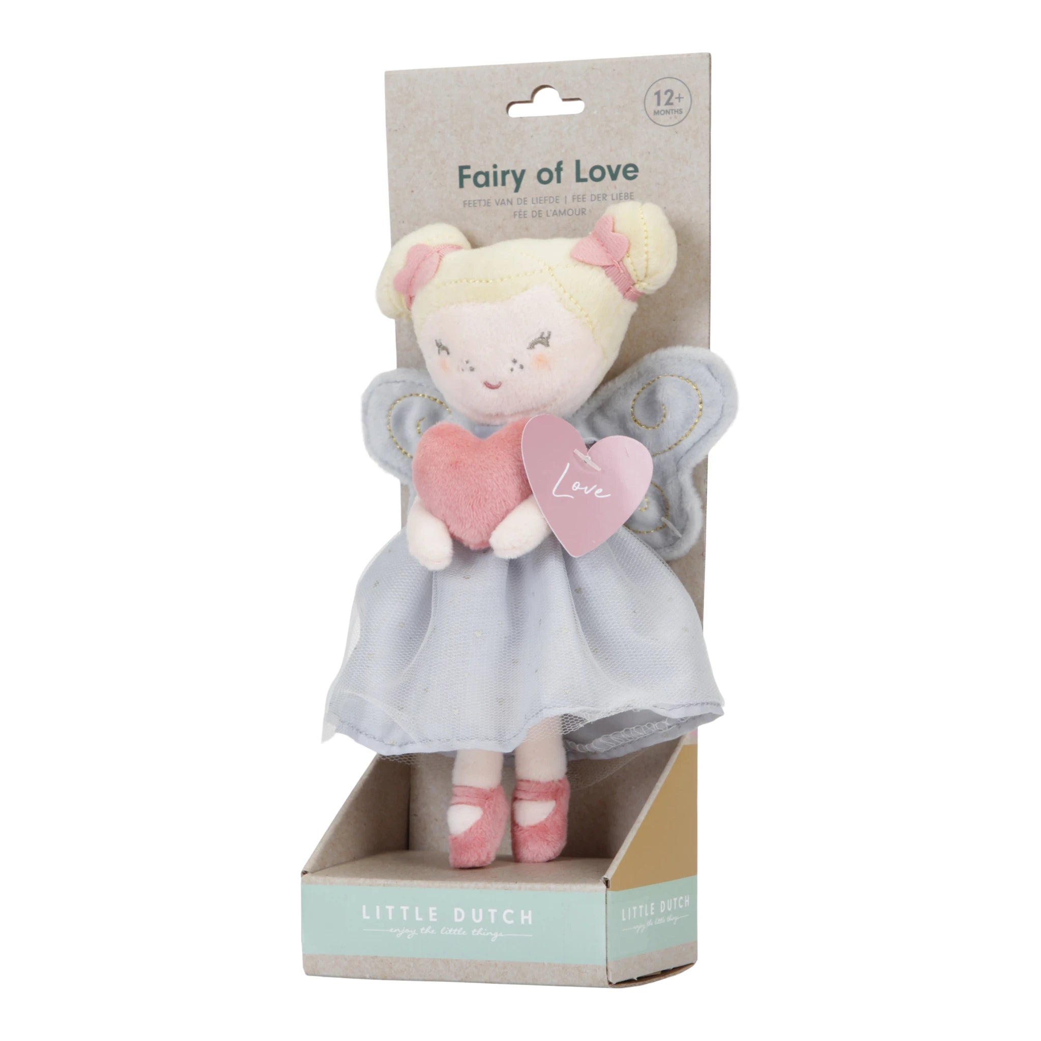 Kuschelpuppe Fee Fay Essentials, 20 cm - Little Dutch