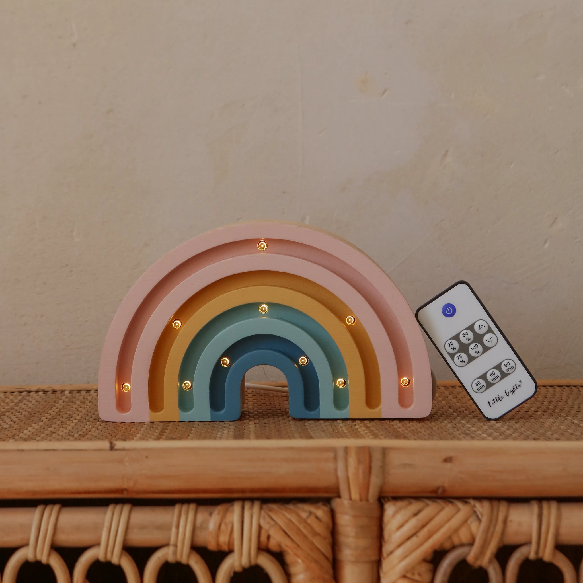 Holzlampe Regenbogen mini - Little Lights